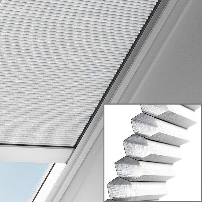 Solar Honeycomb Blackout Blinds suitable for FS Skylights